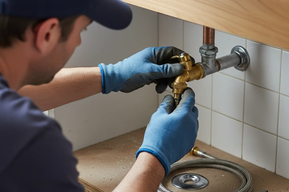 Shutoff valve and fitting work during Repiping in Fresh Meadows